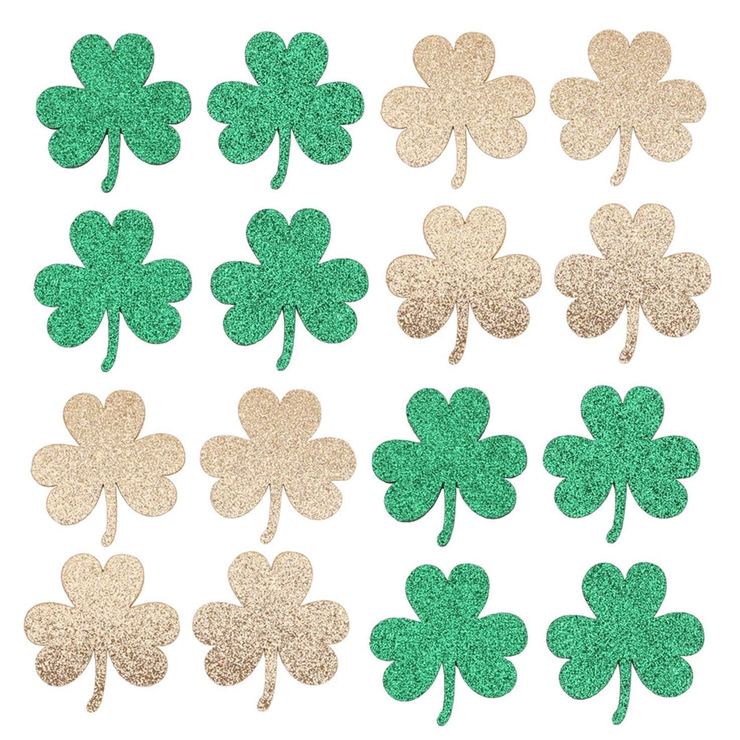 Amazon | 聖パトリックの日 キラキラ シャムロック フェルト